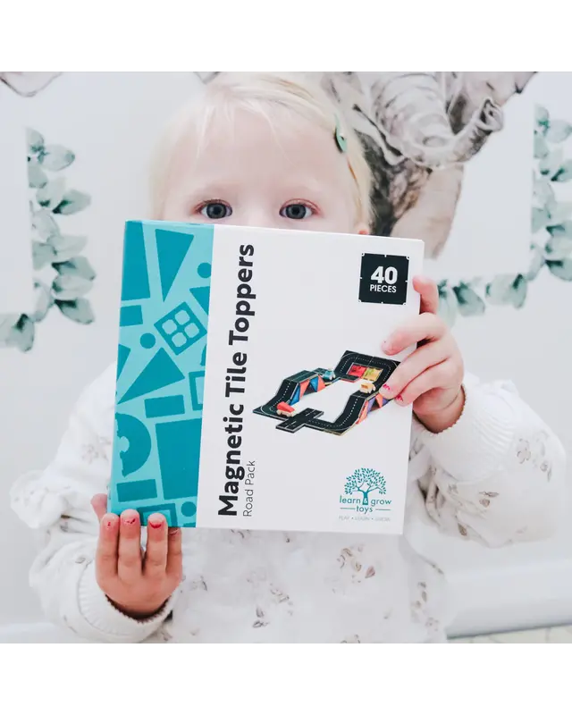 Learn and Grow Toys Learn and Grow Magnetische Toppers - Weg pakket 40 delig Learn and Grow Toys Learn and Grow Magnetische Toppers - Weg pakket 40 delig