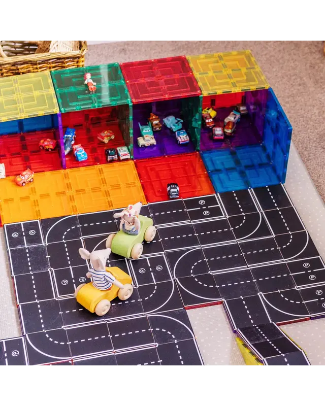 Learn and Grow Toys Learn and Grow Magnetische Toppers - Weg pakket 40 delig Learn and Grow Toys Learn and Grow Magnetische Toppers - Weg pakket 40 delig