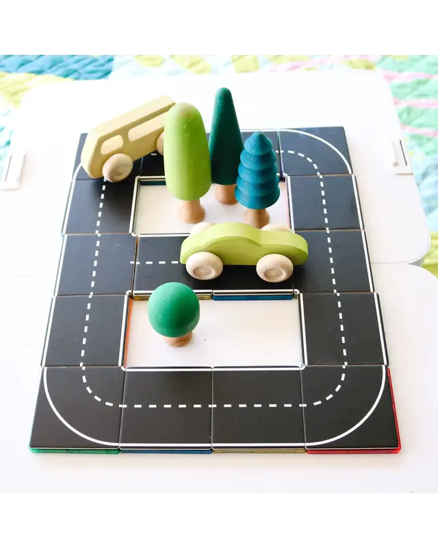 Learn and Grow Toys Learn and Grow Magnetische Toppers - Weg pakket 40 delig Learn and Grow Toys Learn and Grow Magnetische Toppers - Weg pakket 40 delig