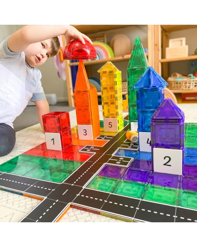 Learn and Grow Toys Learn and Grow Magnetische Toppers - Weg pakket 40 delig Learn and Grow Toys Learn and Grow Magnetische Toppers - Weg pakket 40 delig