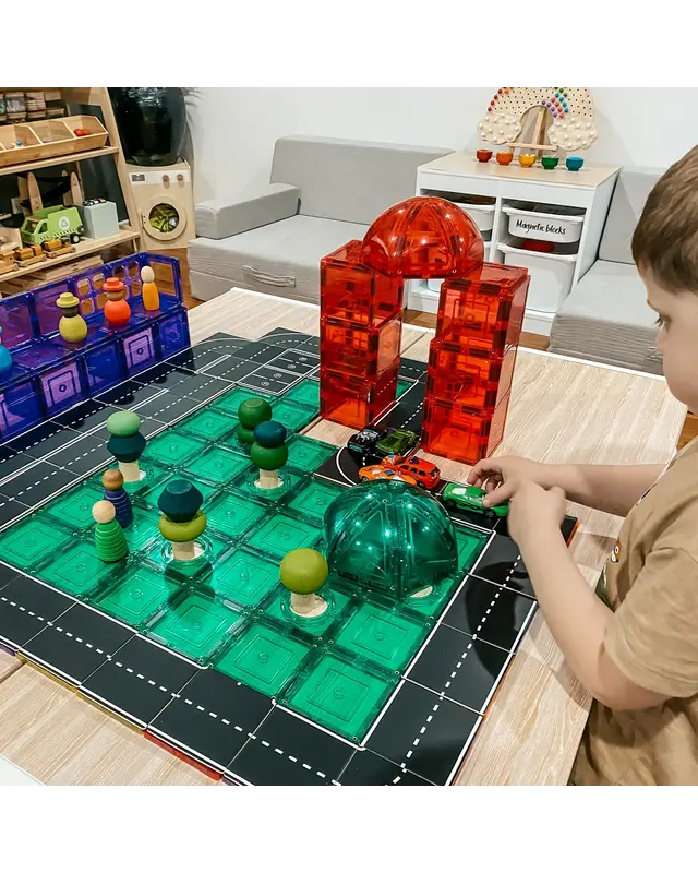 Learn and Grow Toys Learn and Grow Magnetische Toppers - Weg pakket 40 delig Learn and Grow Toys Learn and Grow Magnetische Toppers - Weg pakket 40 delig