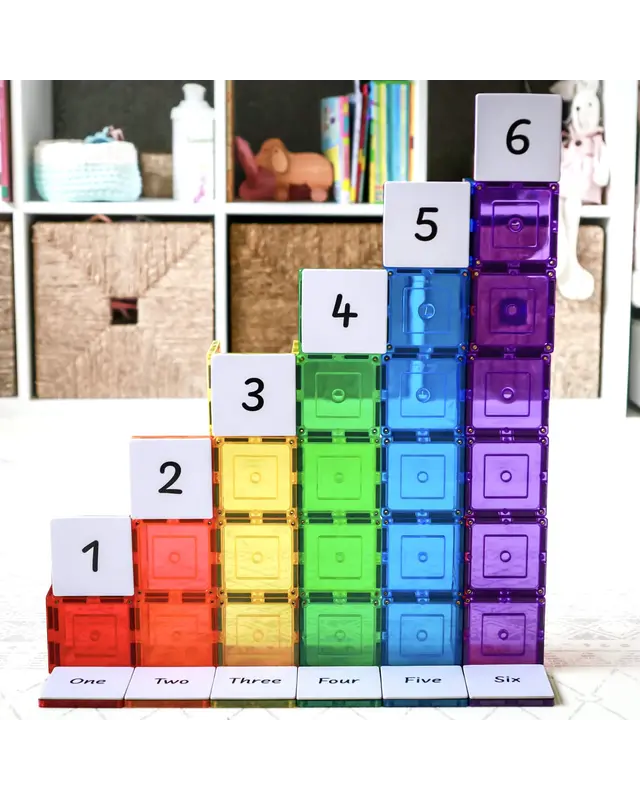 Learn and Grow Toys Learn and Grow Magnetische Toppers - Rekenpakket 40 delig