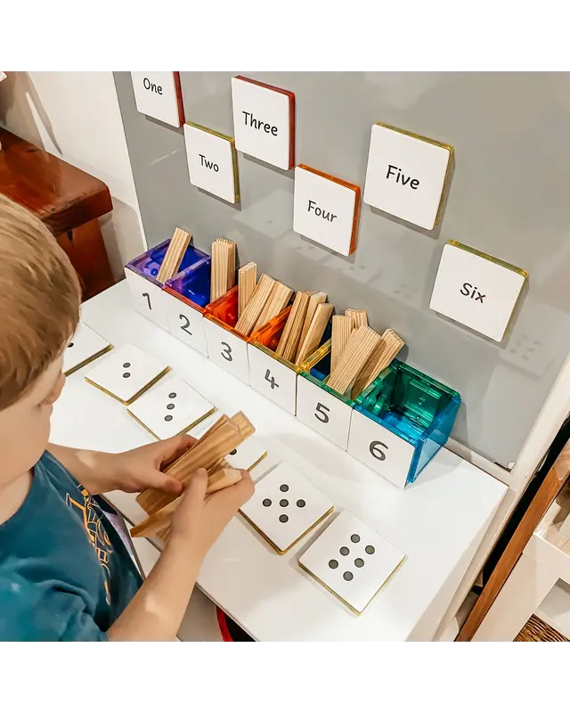 Learn and Grow Toys Learn and Grow Magnetische Toppers - Rekenpakket 40 delig