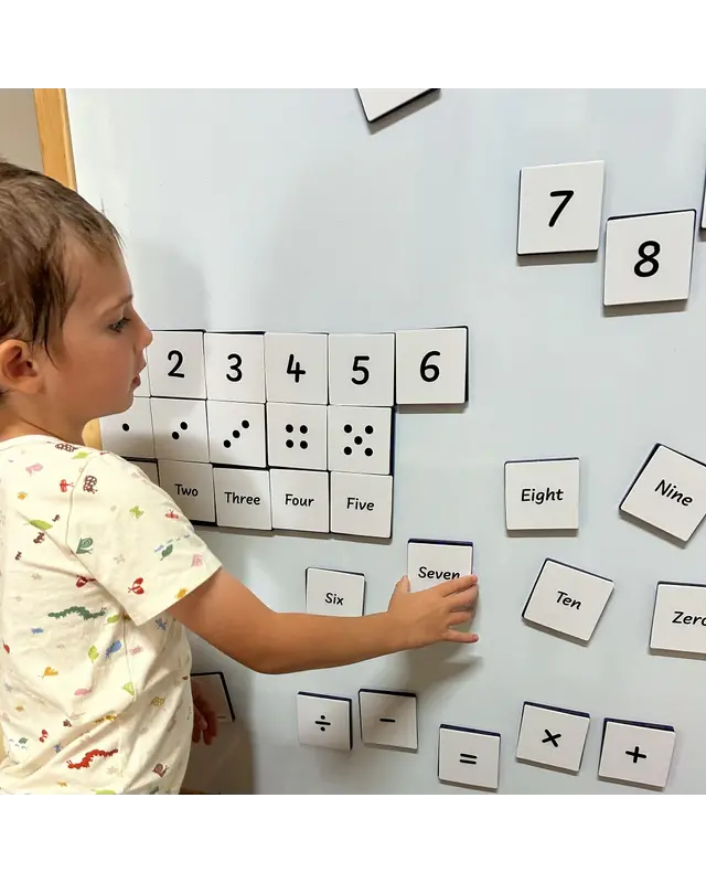 Learn and Grow Toys Learn and Grow Magnetische Toppers - Rekenpakket 40 delig