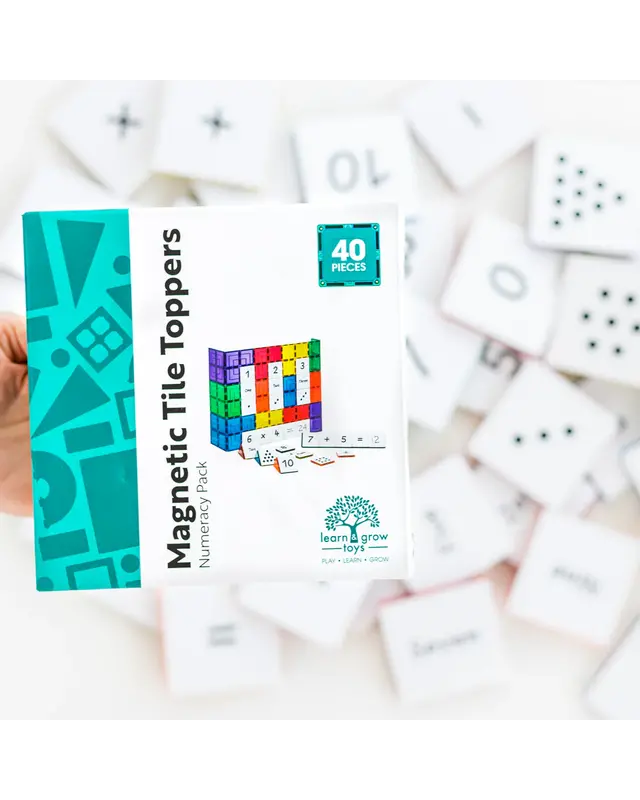 Learn and Grow Toys Learn and Grow Magnetische Toppers - Rekenpakket 40 delig