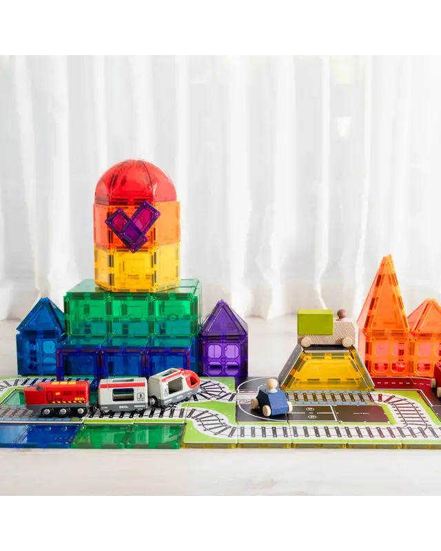 Learn and Grow Toys Learn and Grow Magnetische Toppers - Treinbaan 40 delig