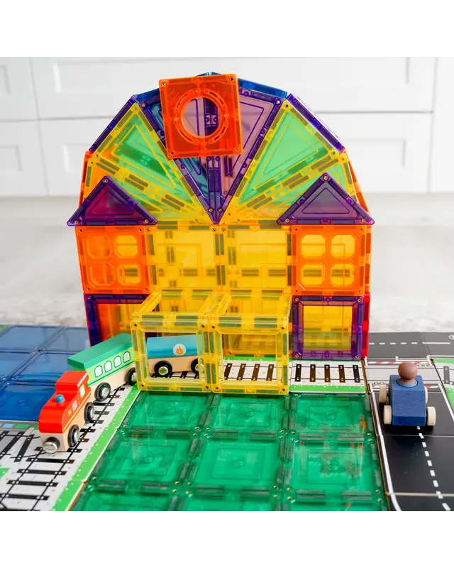 Learn and Grow Toys Learn and Grow Magnetische Toppers - Treinbaan 40 delig