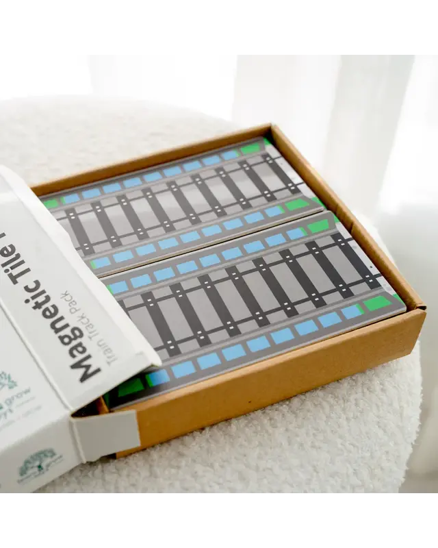 Learn and Grow Toys Learn and Grow Magnetische Toppers - Treinbaan 40 delig