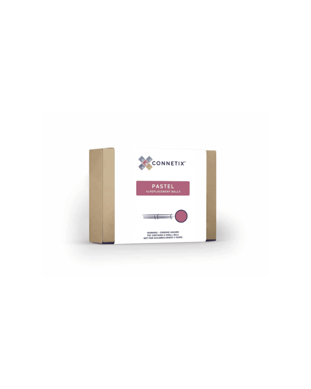 CONNETIX  CONNETIX 16 Reserve ballen voor knikkerbanen - Pastel