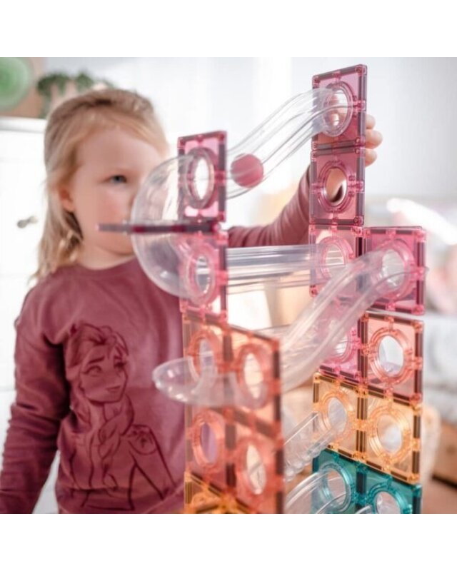 CONNETIX  CONNETIX 16 Reserve ballen voor knikkerbanen - Pastel