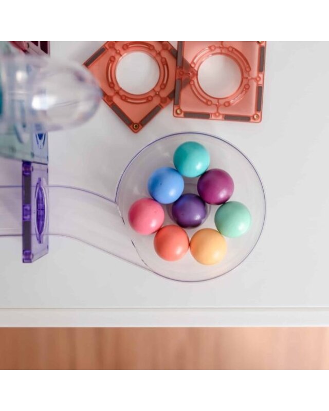 CONNETIX  CONNETIX 16 Reserve ballen voor knikkerbanen - Pastel