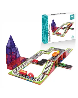 Learn and Grow Toys Learn and Grow Magnetische Toppers - Treinbaan 40 delig