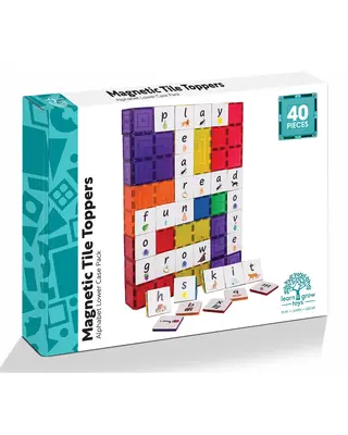 Learn and Grow Toys Learn and Grow Magnetische Toppers - letters 40 delig