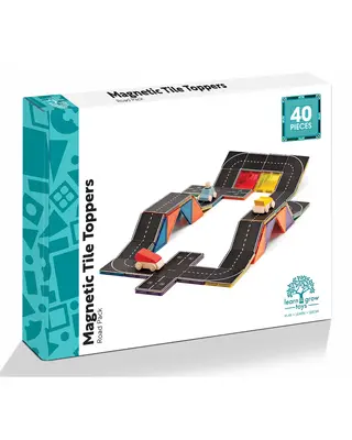 Learn and Grow Toys Learn and Grow Magnetische Toppers - Weg pakket 40 delig