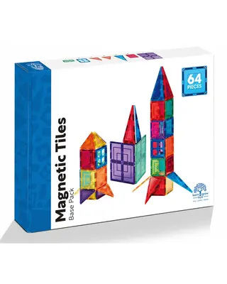 Learn and Grow Toys Learn and Grow Magnetische tegels - Basispakket 64 delig