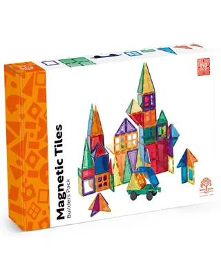 Learn and Grow Toys Learn and Grow Magnetische tegels - Bouwers pakket 110 delig
