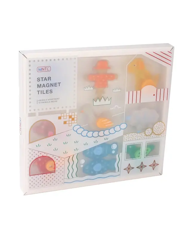 MNTL MNTL Magnetische Dierfiguren set 10 stuks