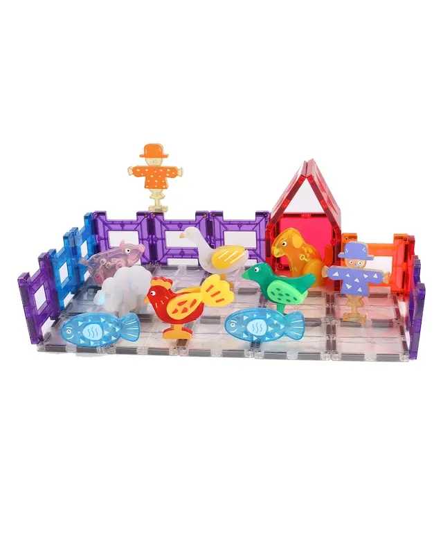 MNTL MNTL Magnetische Dierfiguren set 10 stuks