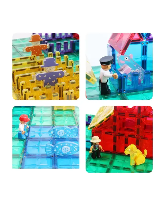 MNTL MNTL Magnetische Dierfiguren set 10 stuks