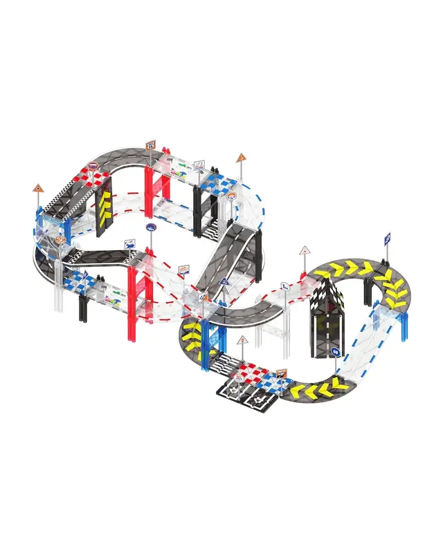 MNTL MNTL Magnetische Autobaan 101-delig
