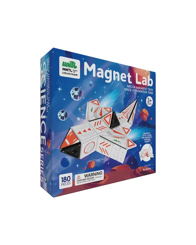 MNTL MNTL Magnetische Bouwtegels Ruimteverkenning 180-delig