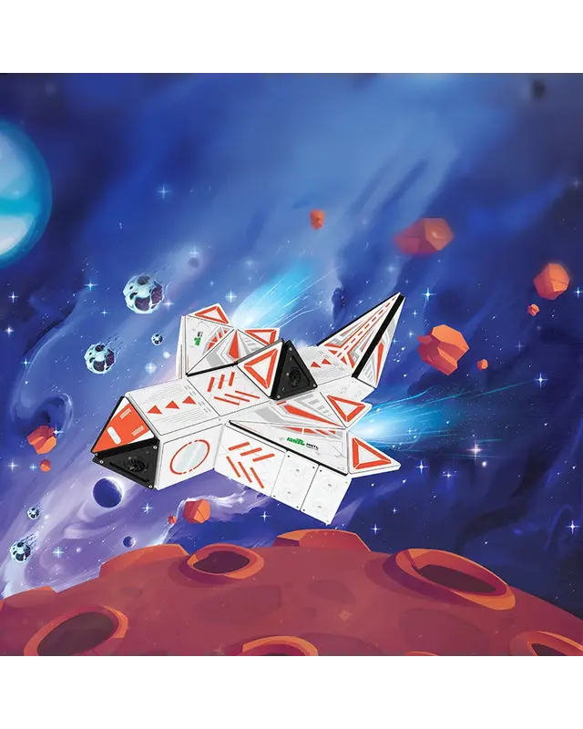 MNTL MNTL Magnetische Bouwtegels Ruimteverkenning 180-delig