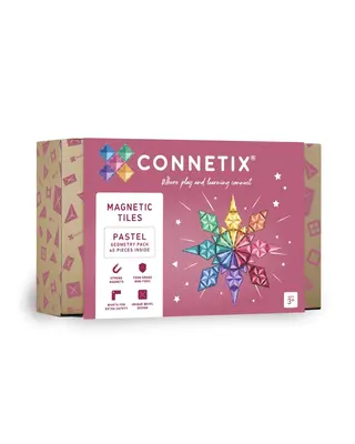 CONNETIX  CONNETIX Pastel Geometrie Pakket - 40 delig