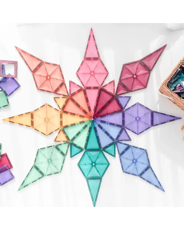 CONNETIX  CONNETIX Pastel Geometrie Pakket - 40 delig