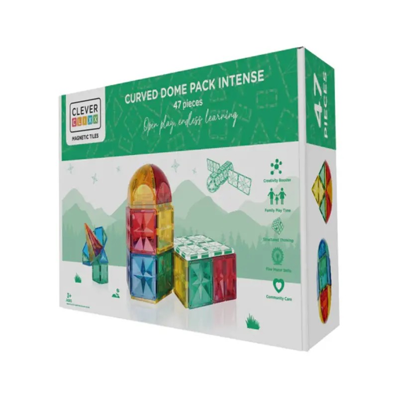 Cleverclixx Cleverclixx Small Curved Pack Pastel 34-delig