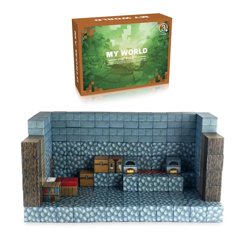 My World My World Magnetische bouwstenen Smederij 192 stuks