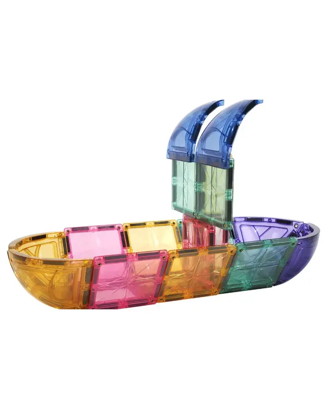 Cleverclixx Cleverclixx Magnetische Tegels Small Pack Pastel 34-delig Cleverclixx Cleverclixx Magnetische Tegels Small Pack Pastel 34-delig