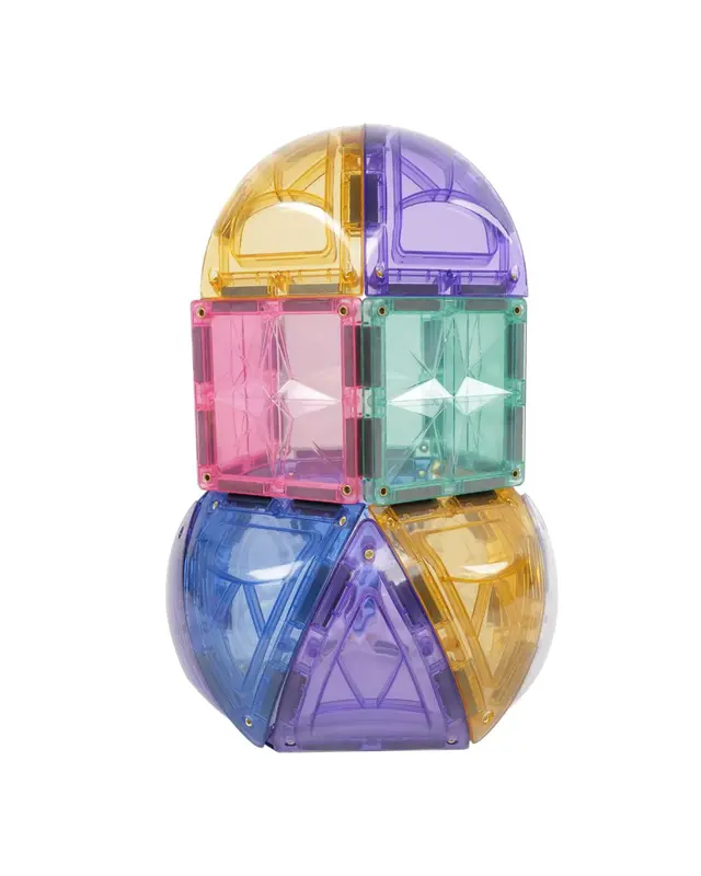 Cleverclixx Cleverclixx Magnetische Tegels Small Pack Pastel 34-delig Cleverclixx Cleverclixx Magnetische Tegels Small Pack Pastel 34-delig