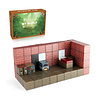 Magnetische bouwstenen Rode hut 80 stuks