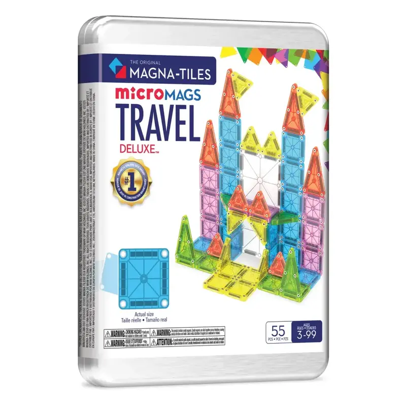 Magna Tiles Magna Tiles Micromags Travel Deluxe 55-delig