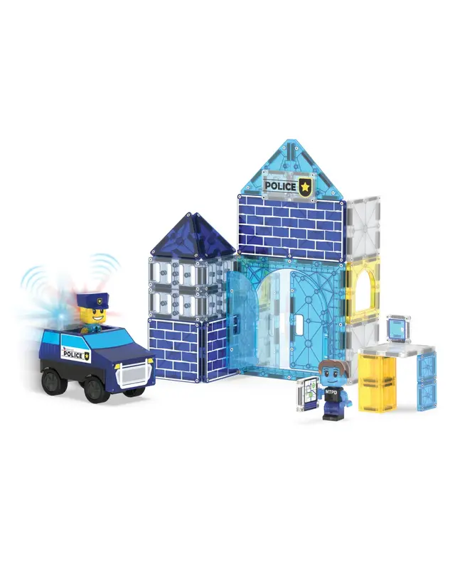 Magna Tiles Magna Tiles Politiestation 35-delig Magna Tiles Magna Tiles Politiestation 35-delig