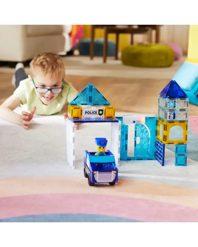 Magna Tiles Magna Tiles Politiestation 35-delig Magna Tiles Magna Tiles Politiestation 35-delig