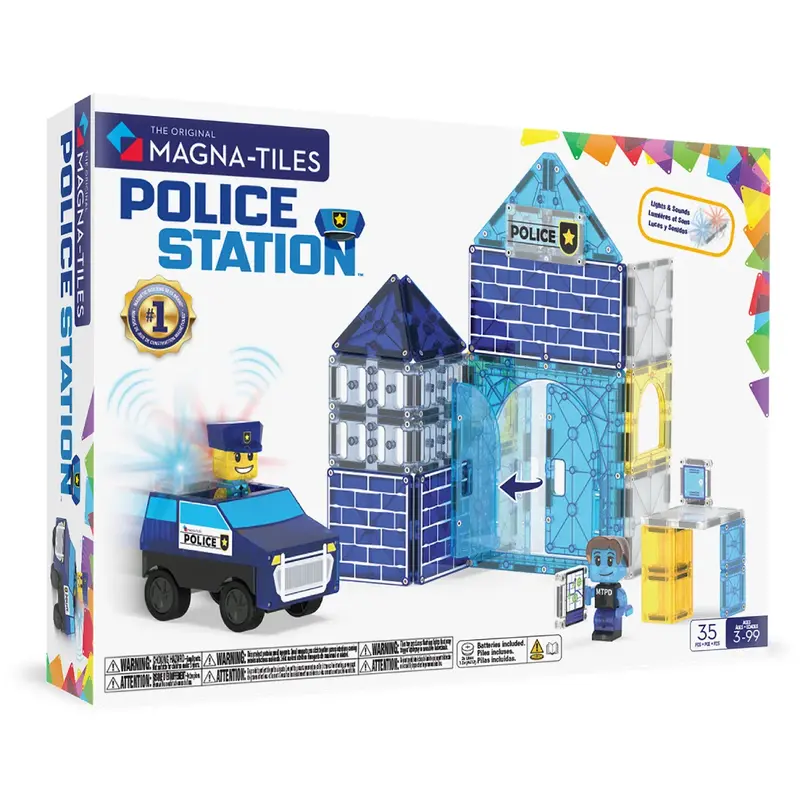 Magna Tiles Magna Tiles Politiestation 35-delig
