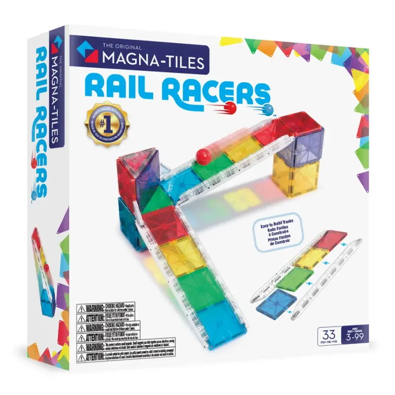 Magna Tiles Magna Tiles Rail Racers 30-delig knikkerbaan