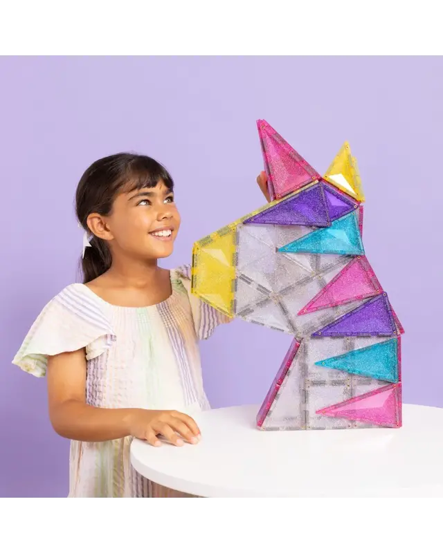 CONNETIX  CONNETIX Unicorn Glitter Pack 56-delig