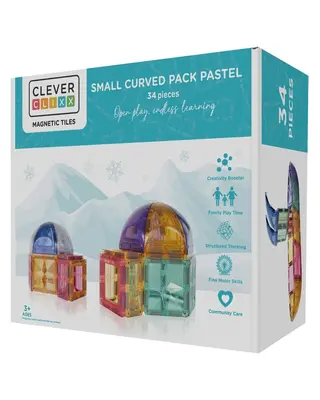 Cleverclixx Small Curved Pack Pastel 34-delig
