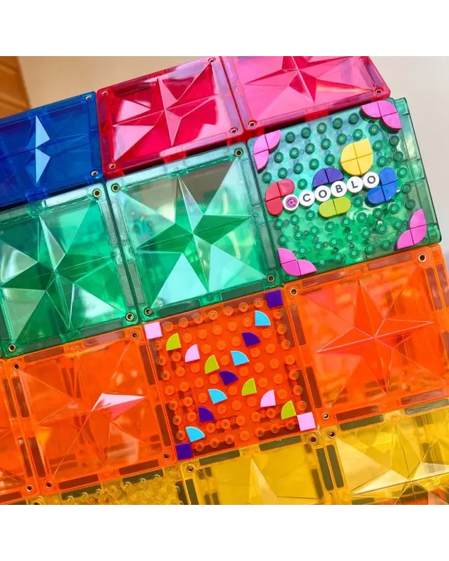 Coblo Coblo Magnetische Tegels Brick Classic 12-delig