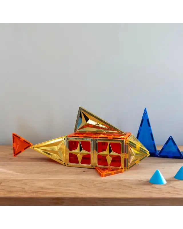 Coblo Coblo Magnetische tegels Goud 20-delig Coblo Coblo Magnetische tegels Goud 20-delig