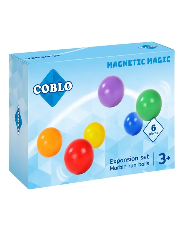 Coblo Coblo Classic Knikkerbaanballen 6-stuks Coblo Coblo Classic Knikkerbaanballen 6-stuks