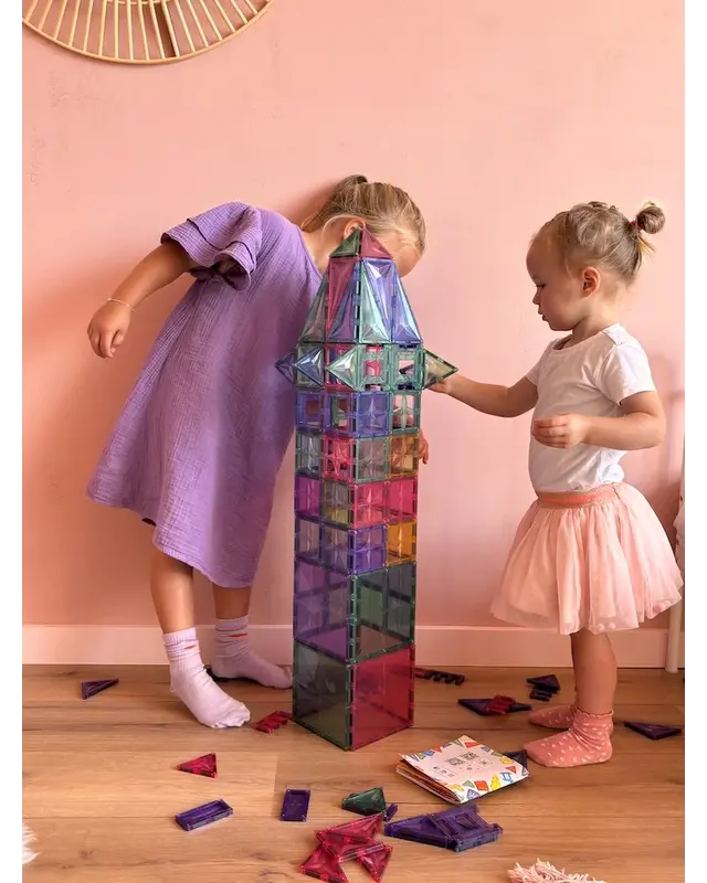 MNTL MNTL Magnetic Tiles Magnetische Tegels Pastel - 120 stuks MNTL MNTL Magnetic Tiles Magnetische Tegels Pastel - 120 stuks