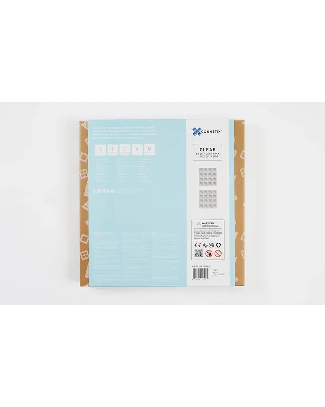 CONNETIX  CONNETIX 2 Transparant Basisplaten 30 x 30 cm CONNETIX  CONNETIX 2 Transparant Basisplaten 30 x 30 cm