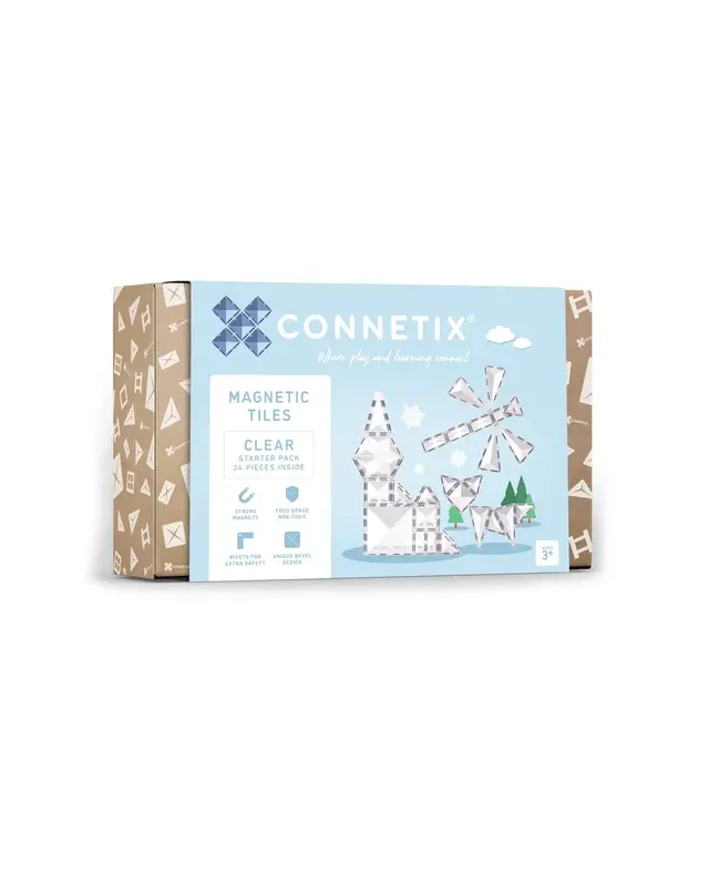 CONNETIX  CONNETIX Starterset Transparant - 34 delig CONNETIX  CONNETIX Starterset Transparant - 34 delig