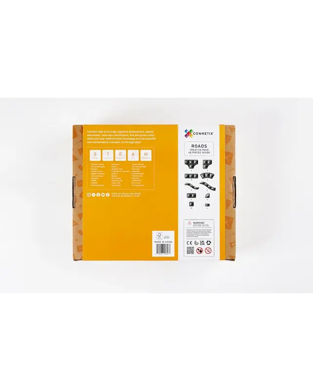 CONNETIX  CONNETIX Roads Magnetische Autobaan Set 48 delig CONNETIX  CONNETIX Roads Magnetische Autobaan Set 48 delig
