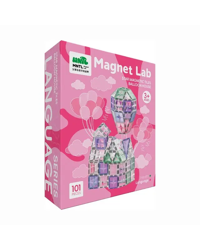 MNTL MNTL Ster Magnetische tegel Ballon huis - 101delig