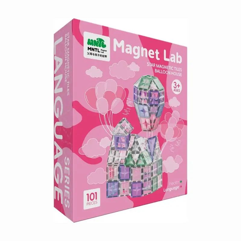 MNTL MNTL Ster Magnetische tegel Ballon huis - 101delig