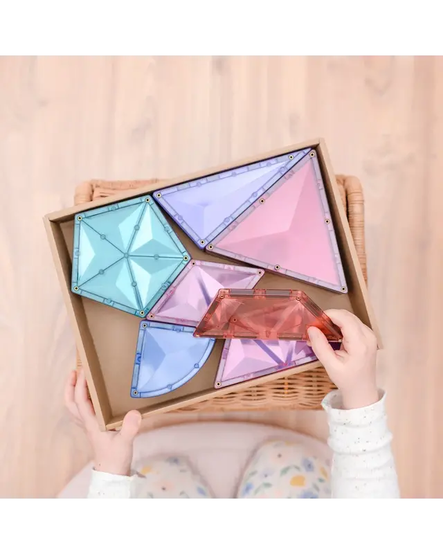 CONNETIX  CONNETIX Pastel Vormen Uitbreiding Pakket - 48 delig CONNETIX  CONNETIX Pastel Vormen Uitbreiding Pakket - 48 delig